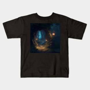 The Enchanted Forest Lights Kids T-Shirt